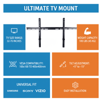 Aerial King 002 - B01 - 130 Heavy Duty Fixed TV Wall Mount Bracket | 32