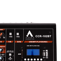 Agera Acoustics CCR - 102BT 10 Channel Analog Mixing Console - 