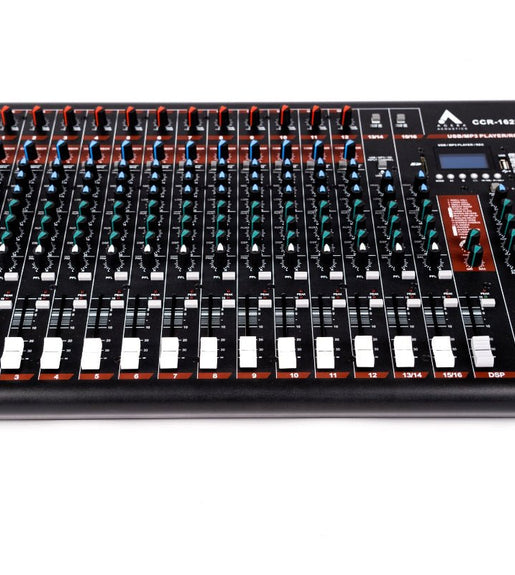 Agera Acoustics CCR - 162BT 16 Channel Analog Mixer - 