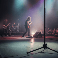 Agera Acoustics MS-600 Heavy-Duty Boom Microphone Stand - 