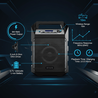 Aiwa ABT - 100A Bluetooth Speaker, Black - 