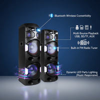 Aiwa ADA - 9000 Set of 2 Bluetooth Dual Speakers 4800W - 
