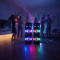 Aiwa ADA - 9000 Set of 2 Bluetooth Dual Speakers 4800W - 