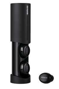 Aiwa TWS BT5.1 Earphones & Smart Aluminum Charging Case - 