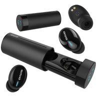 Aiwa TWS BT5.1 Earphones & Smart Aluminum Charging Case - 