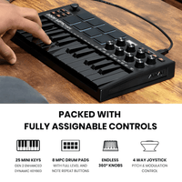 Akai MPK MINI MKIII MIDI Controller - Black - 0694318024935