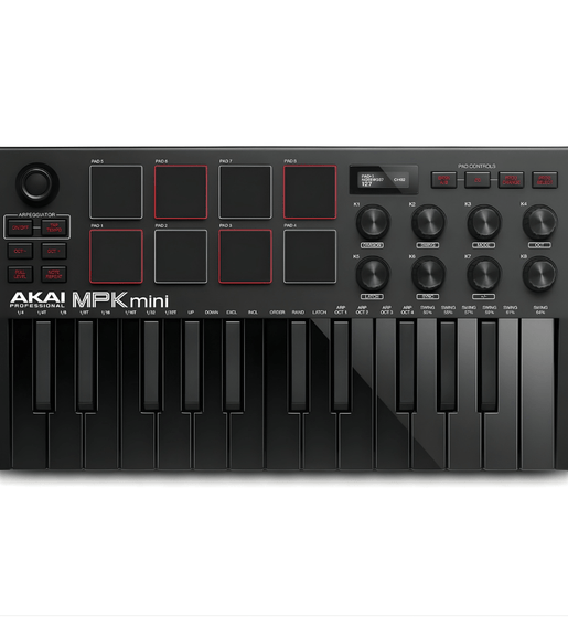 Akai MPK MINI MKIII MIDI Controller - Black - 0694318024935