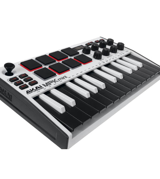 Akai MPK MINI MKIII MIDI Controller - White - 0694318024928
