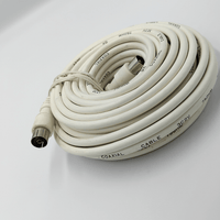 AKAYO FL1000P1 Television Aerial Extension Cable (Male to Female, 10m) - 