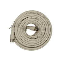AKAYO FL1000P1 Television Aerial Extension Cable (Male to Female, 10m) - 