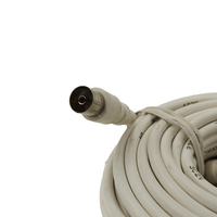 AKAYO FL1000P1 Television Aerial Extension Cable (Male to Female, 10m) - 