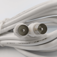 Akayo FL700T 5-Meter TV Antenna RF Coaxial Fly-Lead (Male to Male) - 