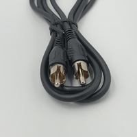 Akayo SP108P1 Single RCA Male to RCA Male Audio Coaxial Cable 1.2m Black - 
