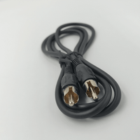 Akayo SP108P1 Single RCA Male to RCA Male Audio Coaxial Cable 1.2m Black - 