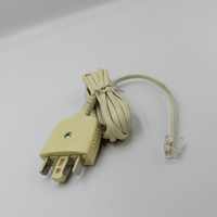 Akayo STSA11-3MP1 Telephone STSA1 South African Plug to RJ11 Modular Cable 3m - 