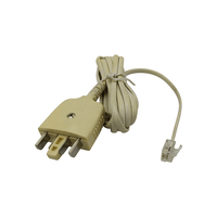 Akayo STSA11-3MP1 Telephone STSA1 South African Plug to RJ11 Modular Cable 3m - 
