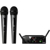 AKG WMS40 MINI2 Dual Handheld Vocal Microphone Set - 885038033080