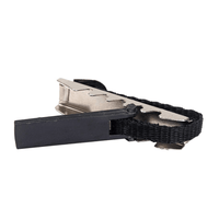 Alice A003A Elastic Classic Guitar Capo | Fully Adjustable | Black - 