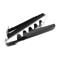 Alice A003A Elastic Classic Guitar Capo | Fully Adjustable | Black - 