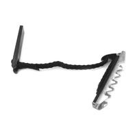 Alice A003A Elastic Classic Guitar Capo | Fully Adjustable | Black - 