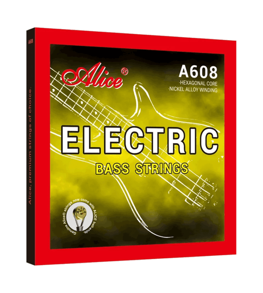Alice A608(4) - L Electric Bass Strings | Light Gauge (40 - 95) | Nickel Plated - 6970379930687
