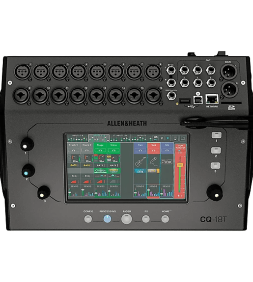 Allen & Heath CQ - 18T – 18 Channel Digital Mixer with Touchscreen - 6938122251434