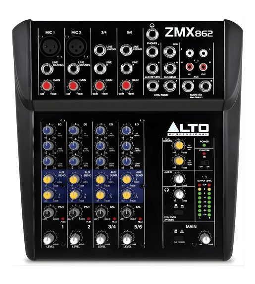 Alto Professional ZMX862 Mixer 6 - Channel Compact - 816311010160