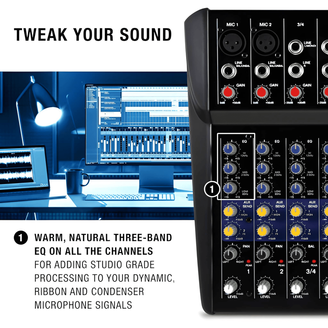 Alto Professional ZMX862 Mixer 6-Channel Compact Powered Mixers Alto Professional ZMX862 Mixer 6-Channel Compact Powered Mixers