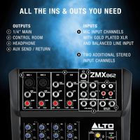 Alto Professional ZMX862 Mixer 6 - Channel Compact - 816311010160