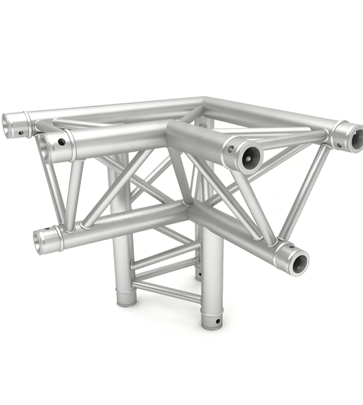 Alustage Trio 290 3 way 90 deg Corner Right Stage Trussing - 