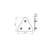 Alustage Trio 290 Professional Truss Base Plate (800mm x 800mm) - 