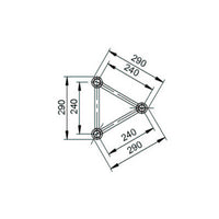 Alustage Trio 290 Truss - 2 meters - 