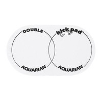 Aquarian AQDKP2 Kick Pad Heavy-Duty Double Bass Drum Impact Patch - 0659007002410