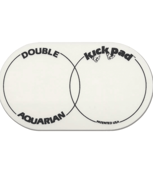 Aquarian AQDKP2 Kick Pad Heavy-Duty Double Bass Drum Impact Patch - 0659007002410