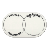 Aquarian AQDKP2 Kick Pad Heavy-Duty Double Bass Drum Impact Patch - 0659007002410