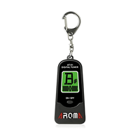 Aroma AT - 01 Keyring Guitar Tuner | Portable Clip - On Chromatic Tuner - 694320768087