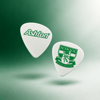 Ashton ASH-608955 Hard Celluloid Guitar Picks (White) - 
