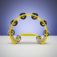 Ashton AT - HNT16SYL Half - Moon Tambourine - Yellow - 