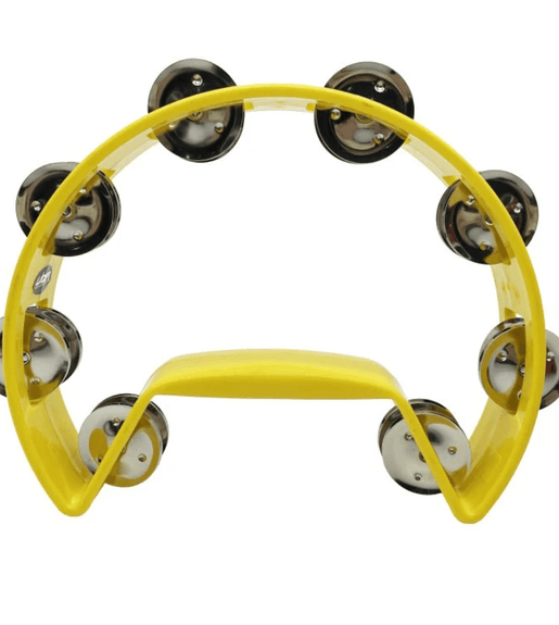 Ashton AT - HNT16SYL Half - Moon Tambourine - Yellow - 