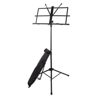 Ashton MS3129B Music Stand with Bag Black - 9356790027392