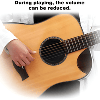 Ashton SHM5 Guitar Soundhole Muffler Black - 9335679000688