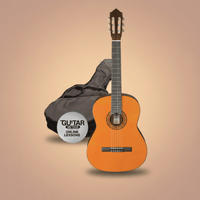 Ashton SPCG44 Classical Guitar Starter Pack | Full Size - Amber - 9356790020492