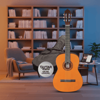 Ashton SPCG44 Classical Guitar Starter Pack | Full Size - Amber - 9356790020492