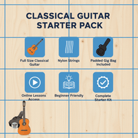 Ashton SPCG44 Classical Guitar Starter Pack | Full Size - Amber - 9356790020492