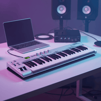 Ashton UMK49 49 - Key USB MIDI Keyboard Controller - 930006009213