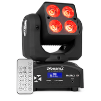 Beamz 150.312b Moving Head Led Matrix22 4 X 10w RGBW LED DMX - 