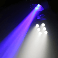 Beamz 150.537b Strobe Light With SCAN200ST 5 X 3W RGBAW 6 DMX IRC - 