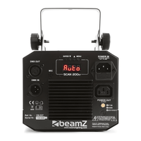 Beamz 150.537b Strobe Light With SCAN200ST 5 X 3W RGBAW 6 DMX IRC - 