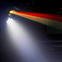 Beamz 150.537b Strobe Light With SCAN200ST 5 X 3W RGBAW 6 DMX IRC - 