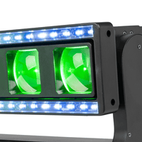 Beamz 152.180B Rush Led Moving Bar with Zoom 12 x 40W RGBW IP20 - 8715693341385